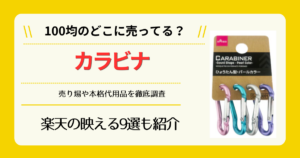 カラビナは100均のどこに売ってる